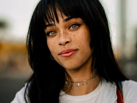 girl smiling