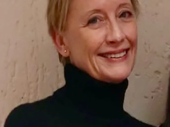 woman smiling
