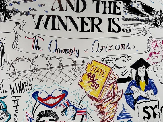 drawing with text