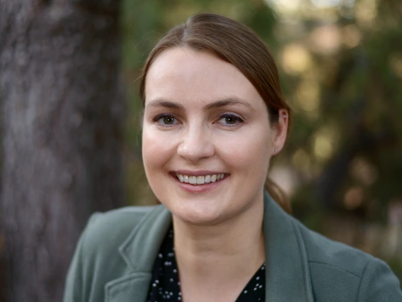 woman smiling