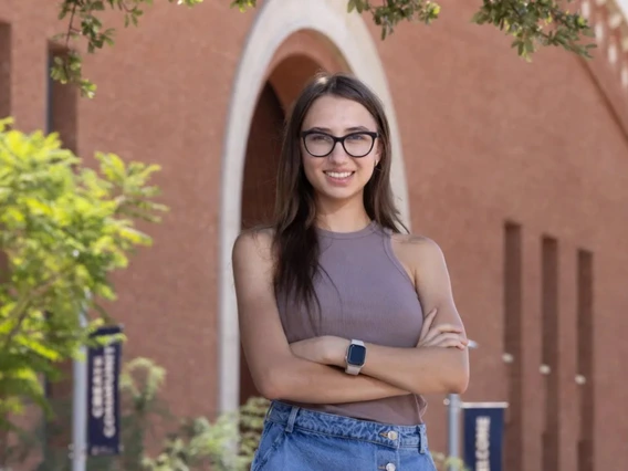 girl with arms crossed