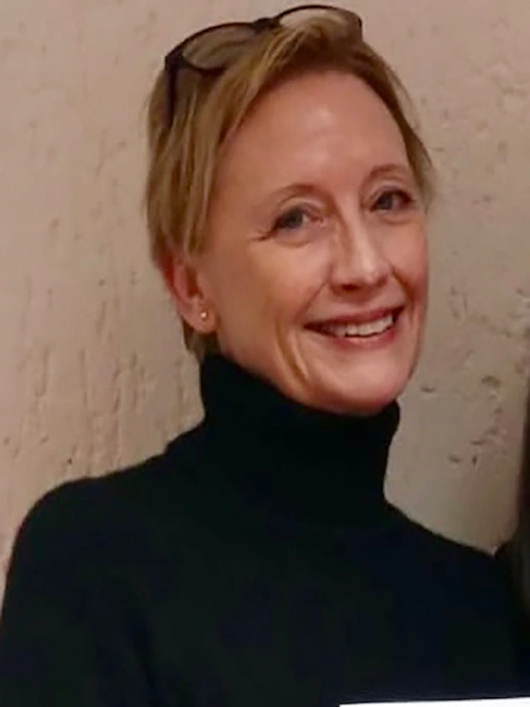 woman smiling